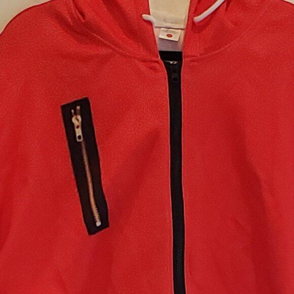 Money Heist La Casa De Papel Red Zippered Hoodie Jacket - Picture 4 of 7